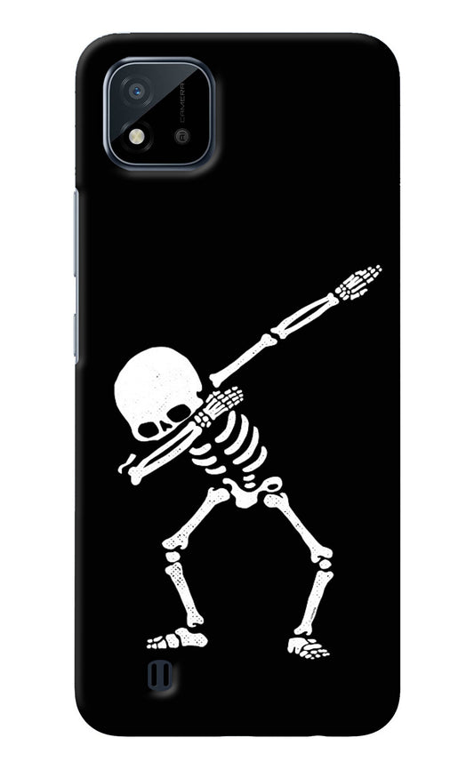 Dabbing Skeleton Art Realme C20 Back Cover