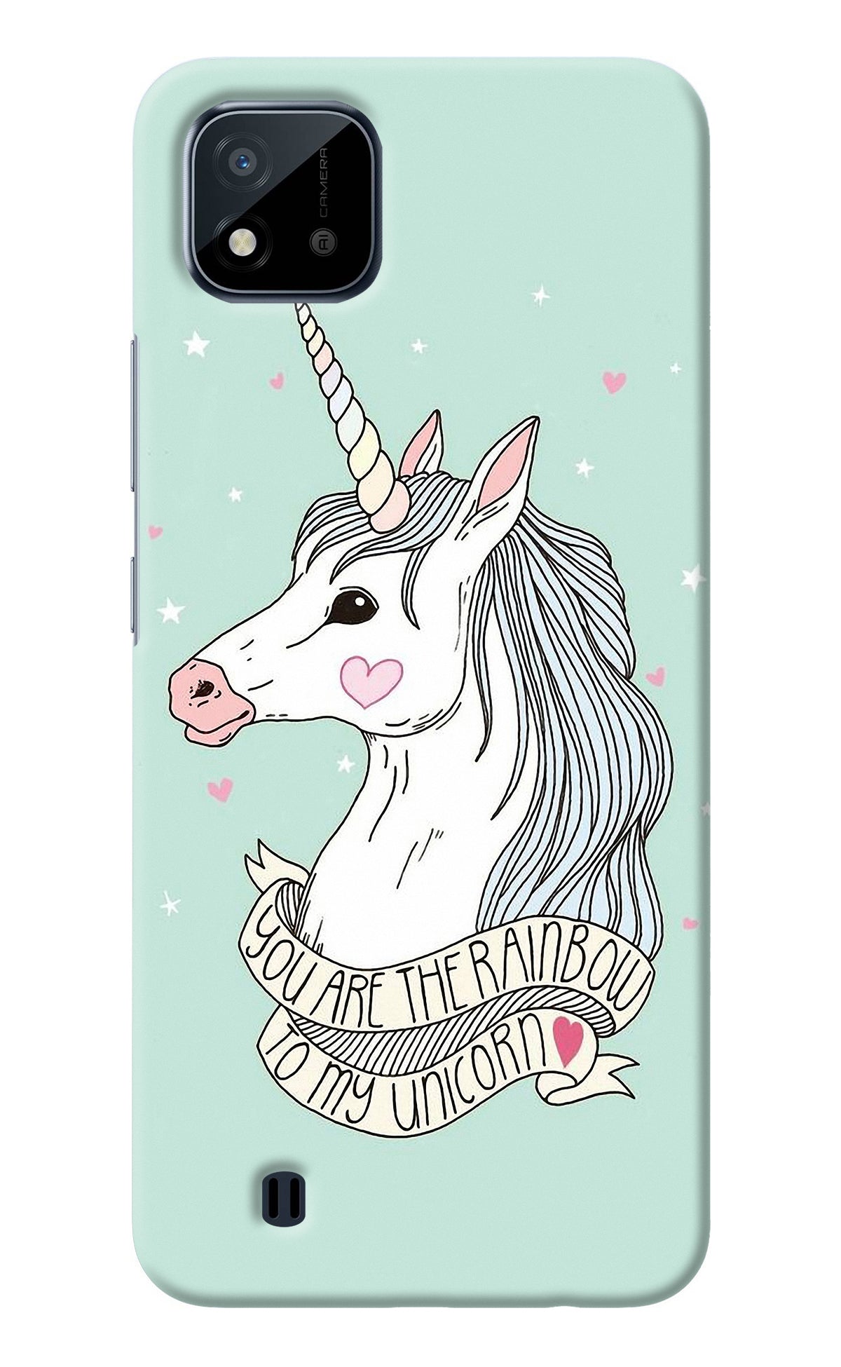 Unicorn Wallpaper Realme C20 Back Cover