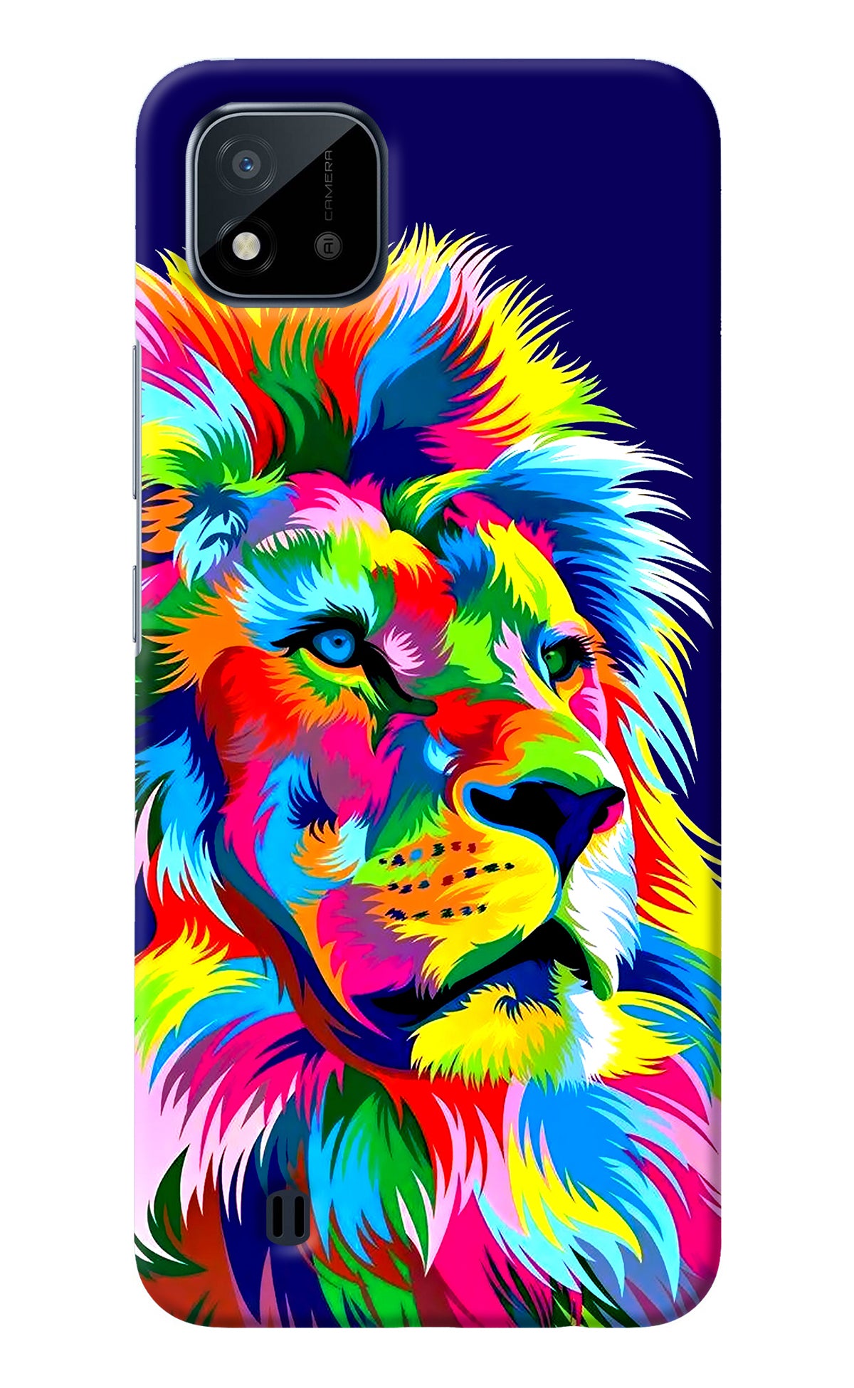 Vector Art Lion Realme C20 Back Cover