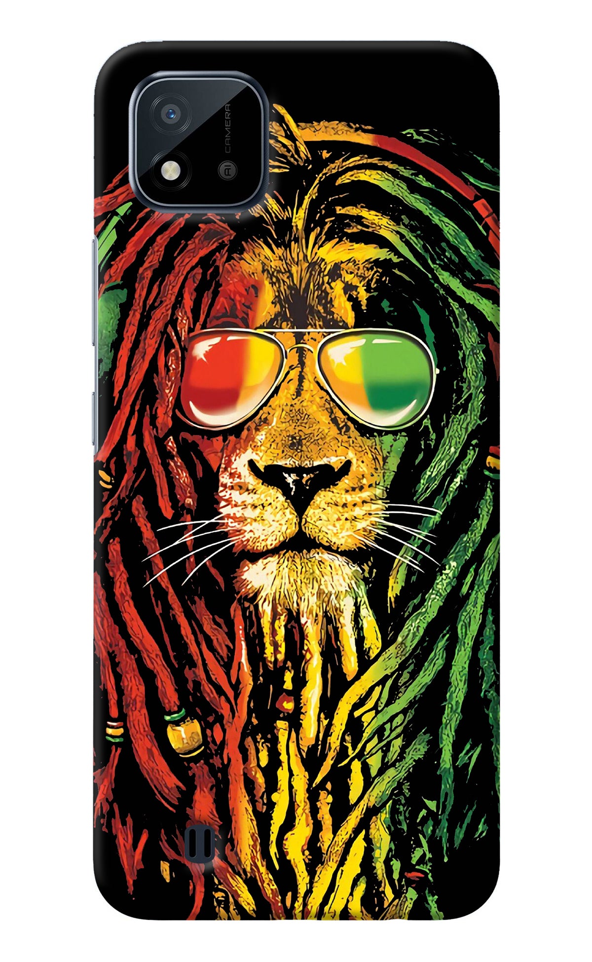 Rasta Lion Realme C20 Back Cover