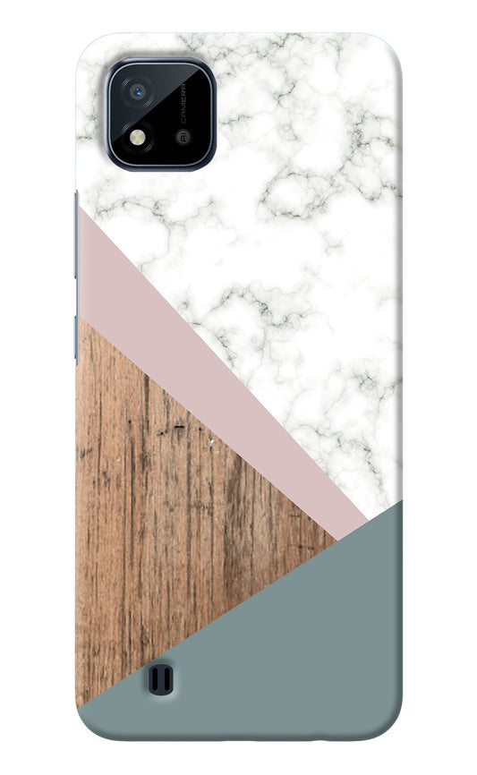 Marble wood Abstract Realme C20 Back Cover