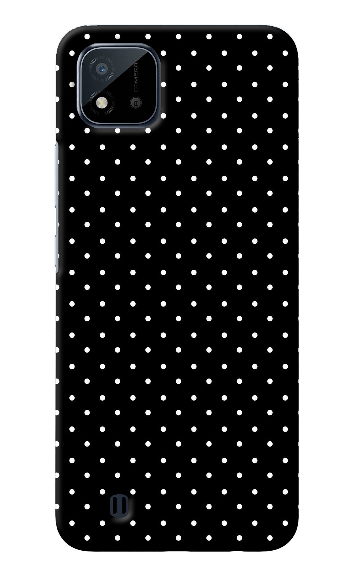 White Dots Realme C20 Back Cover