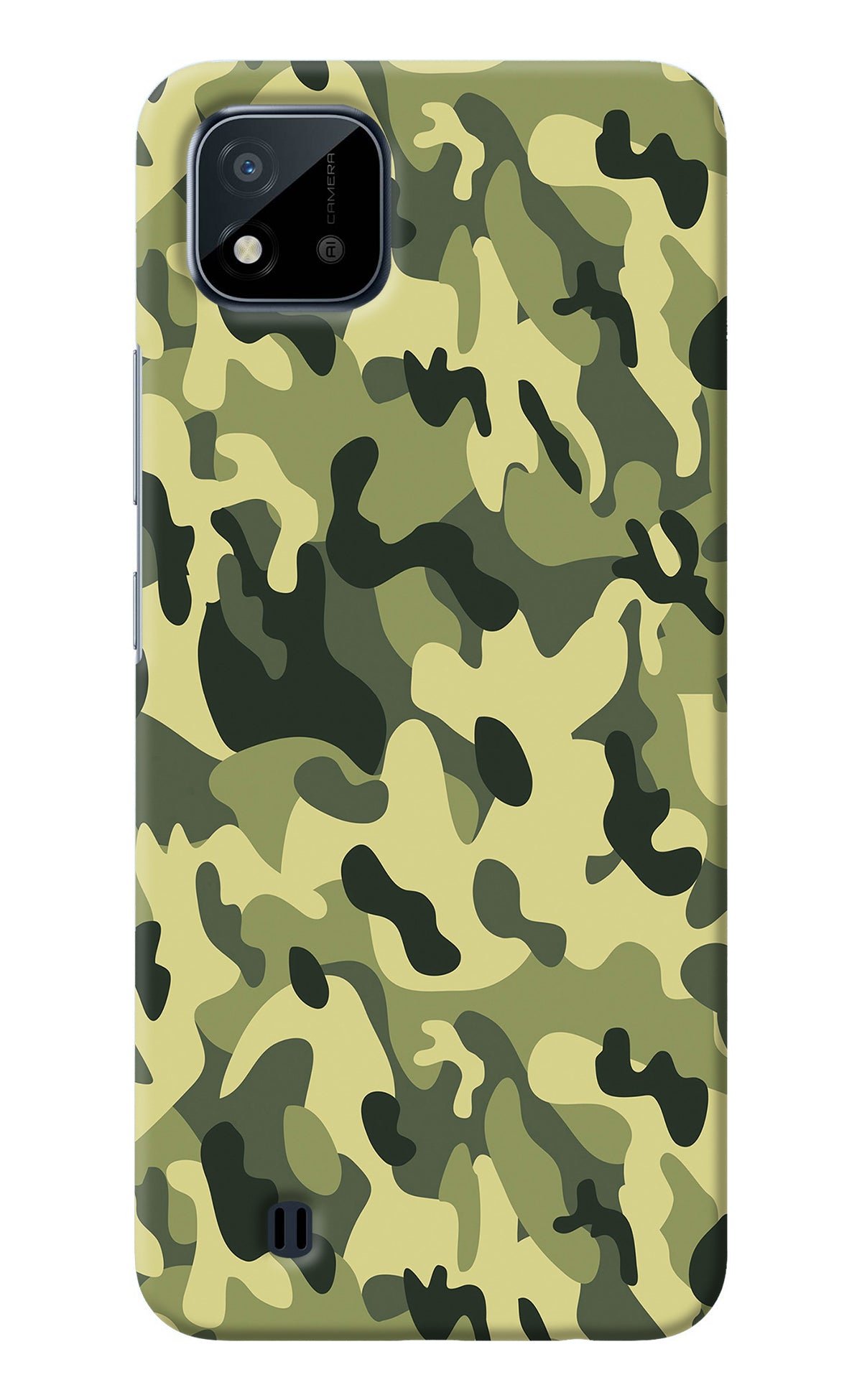 Camouflage Realme C20 Back Cover