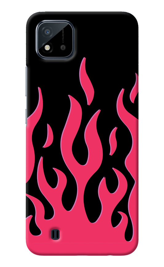 Fire Flames Realme C20 Back Cover
