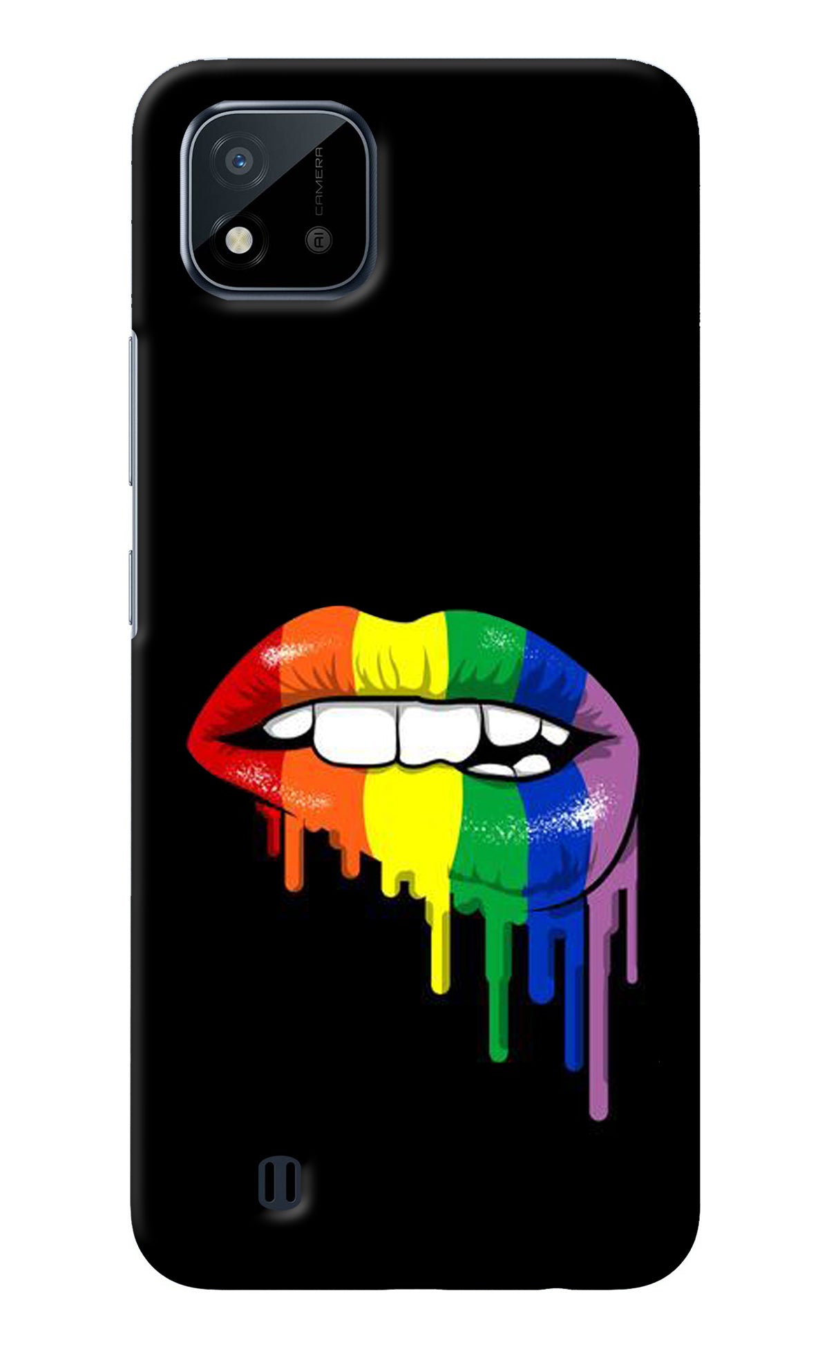 Lips Biting Realme C20 Back Cover