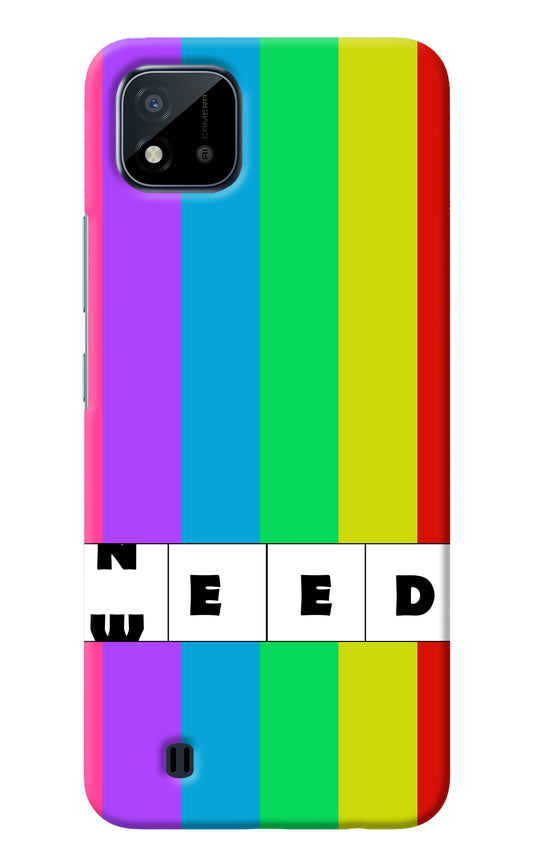 Need Weed Realme C20 Back Cover
