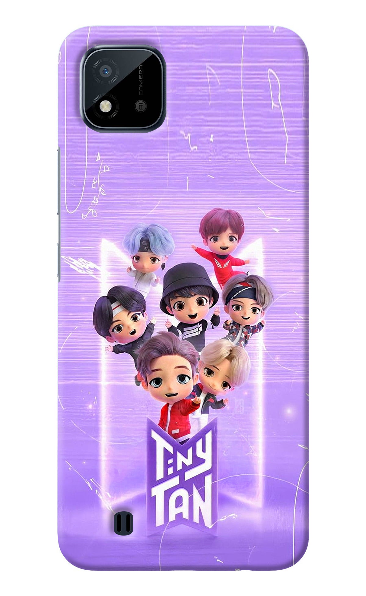 BTS Tiny Tan Realme C20 Back Cover