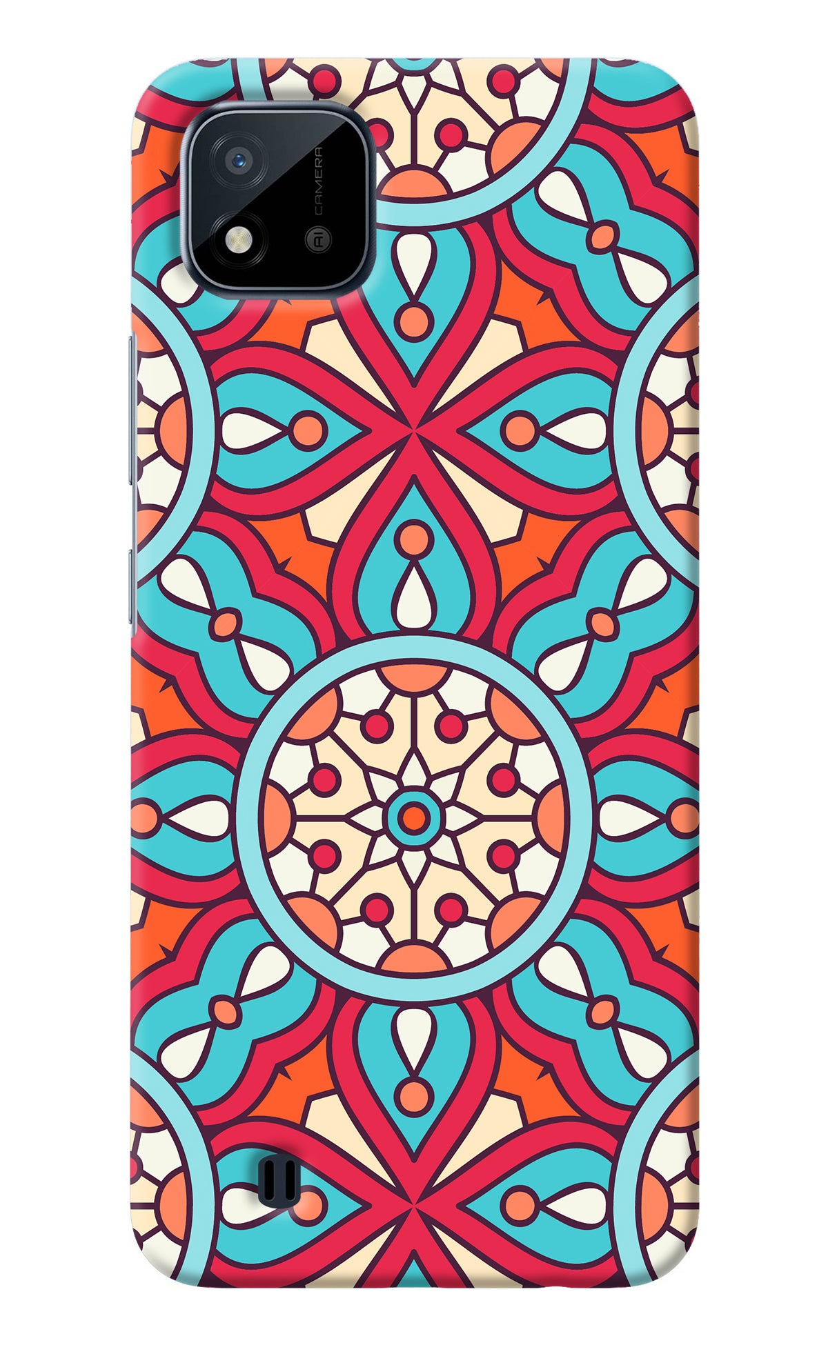 Mandala Geometric Realme C20 Back Cover