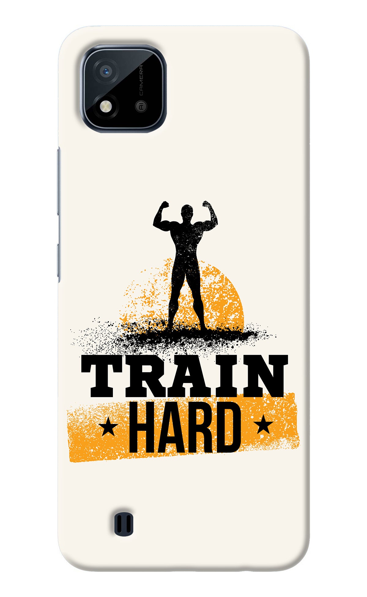 Train Hard Realme C20 Back Cover