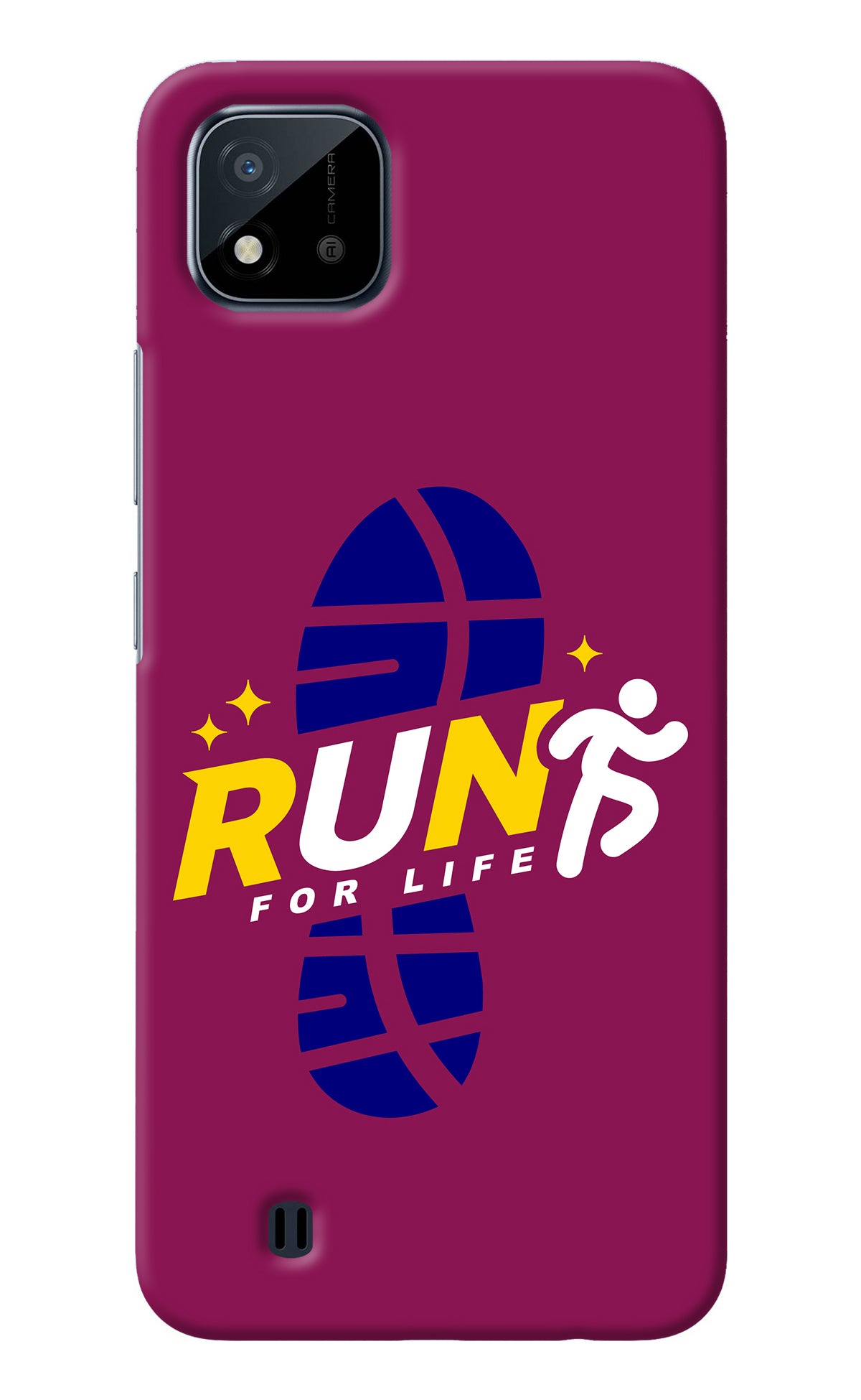 Run for Life Realme C20 Back Cover