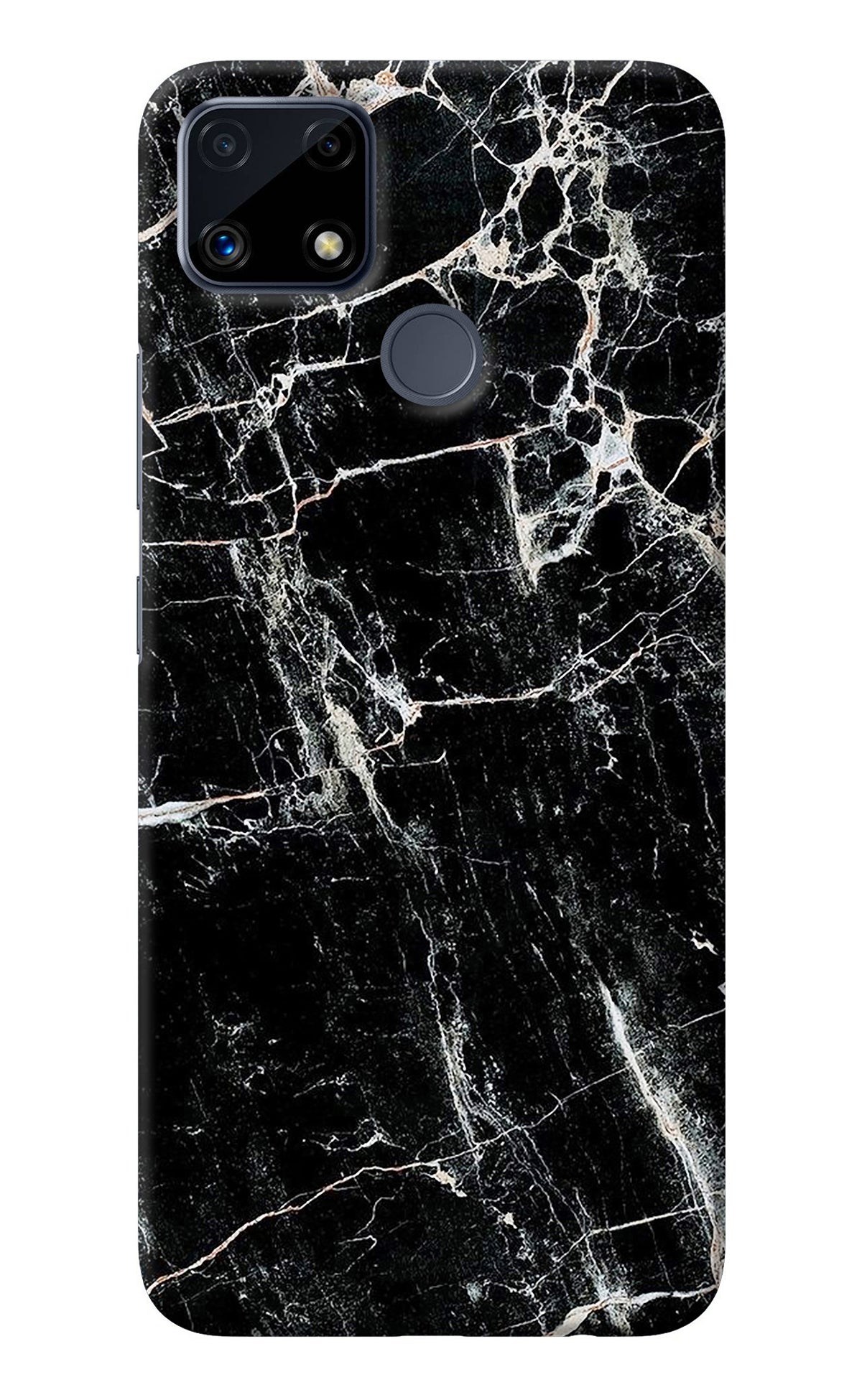 Black Marble Texture Realme C25/C25s Back Cover