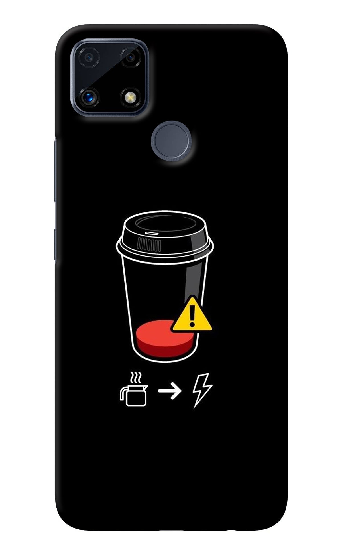 Coffee Realme C25/C25s Back Cover