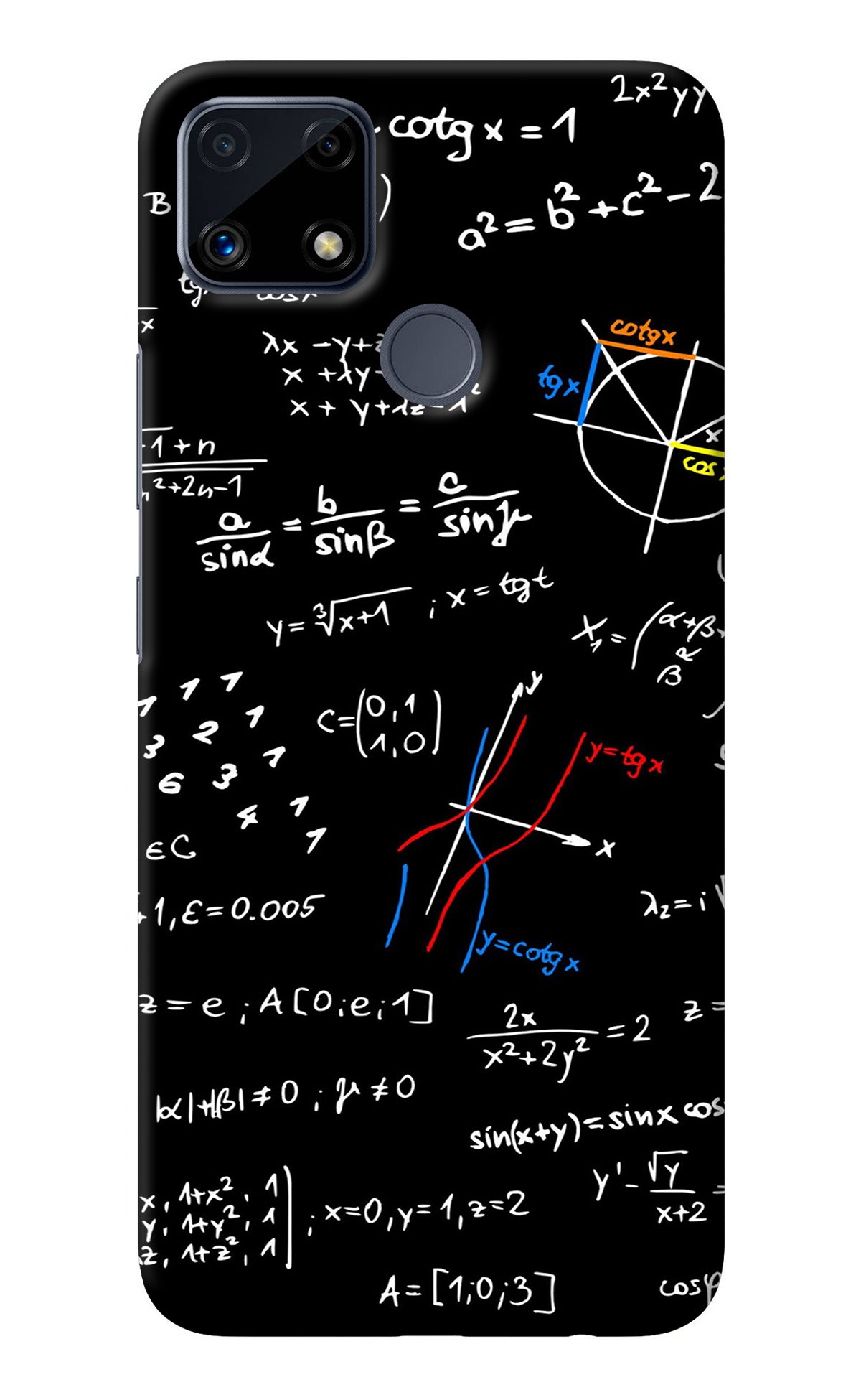 Mathematics Formula Realme C25/C25s Back Cover