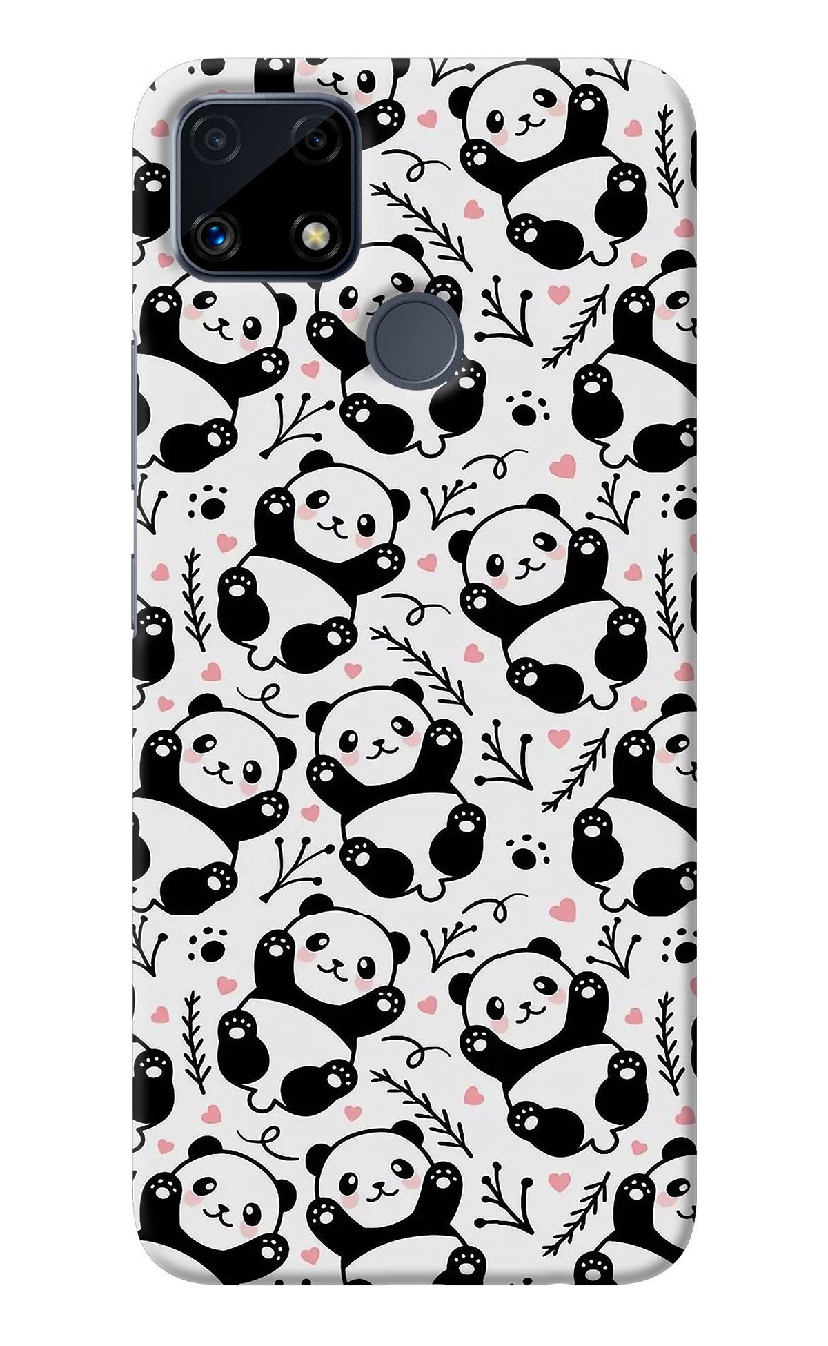 Cute Panda Realme C25/C25s Back Cover