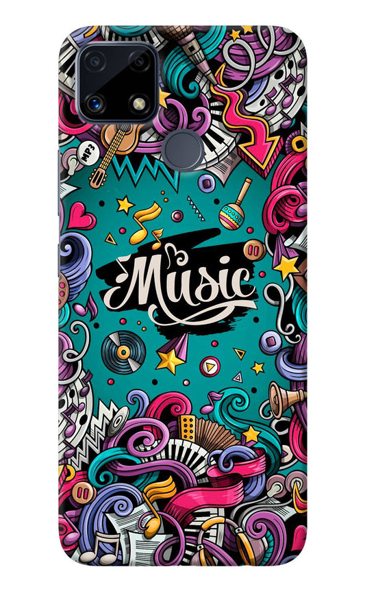 Music Graffiti Realme C25/C25s Back Cover