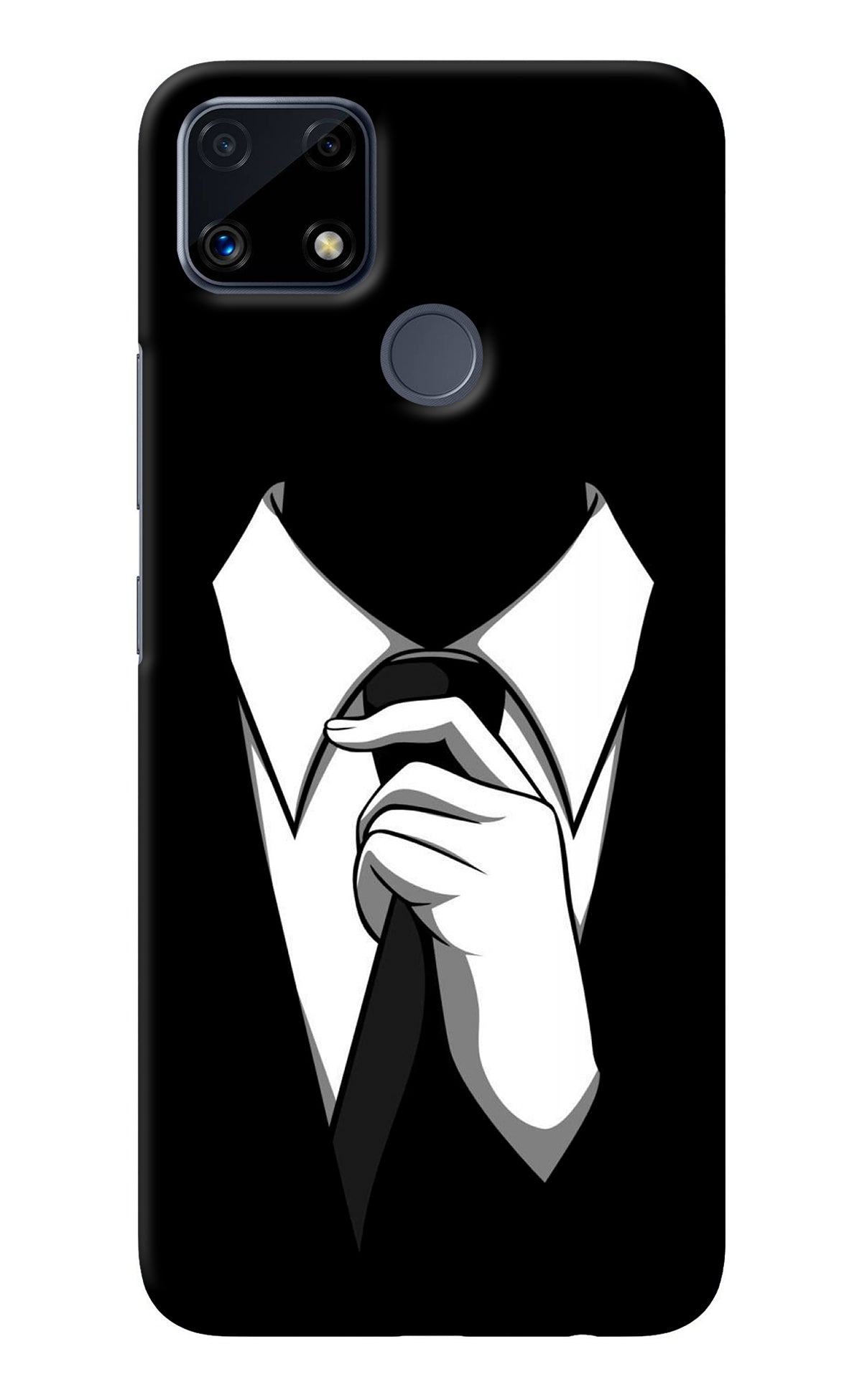 Black Tie Realme C25/C25s Back Cover