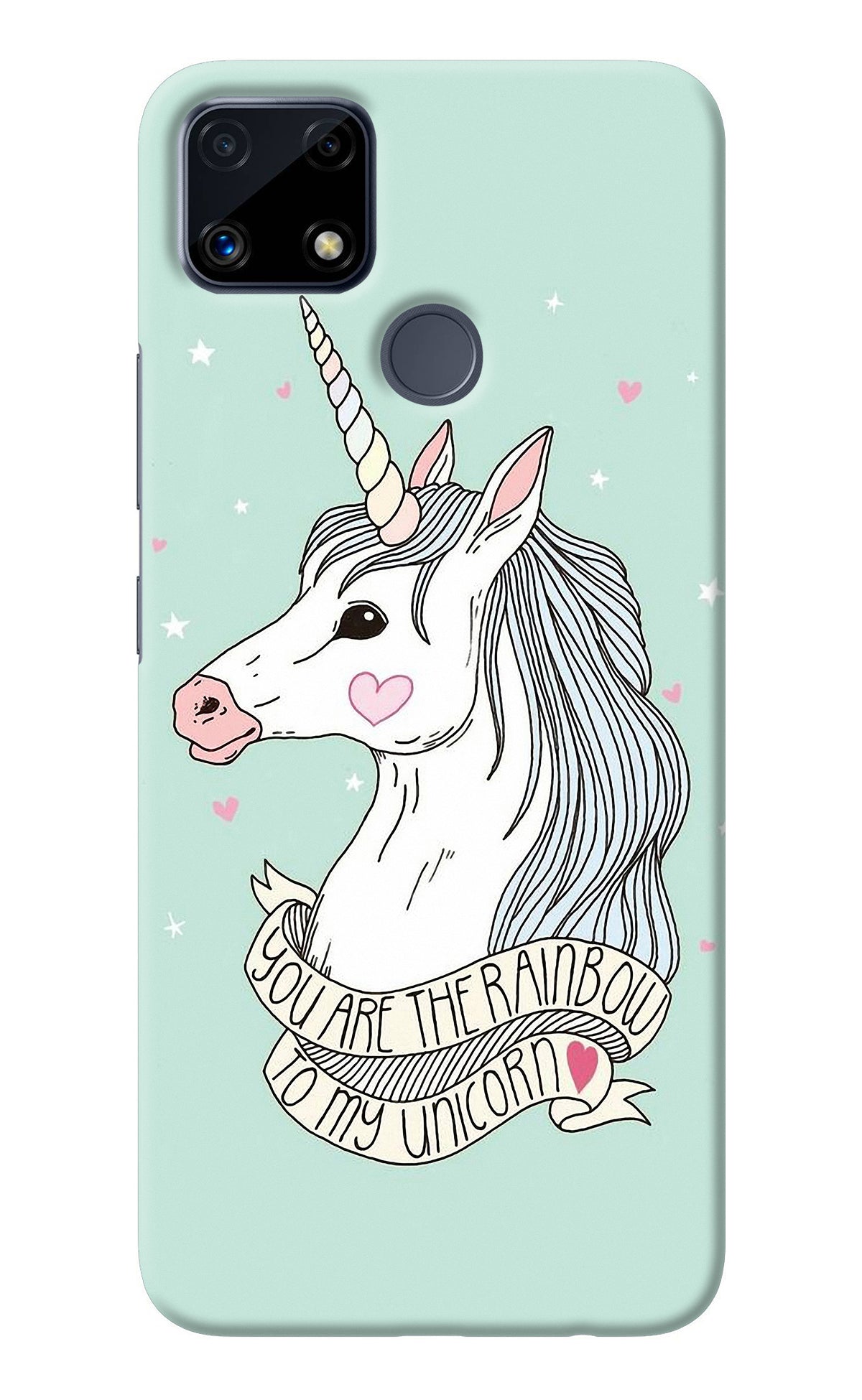 Unicorn Wallpaper Realme C25/C25s Back Cover