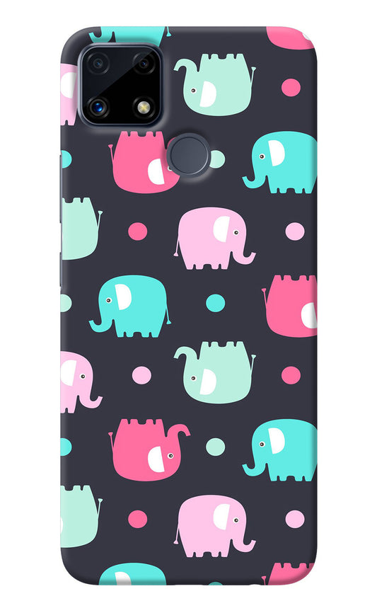 Elephants Realme C25/C25s Back Cover