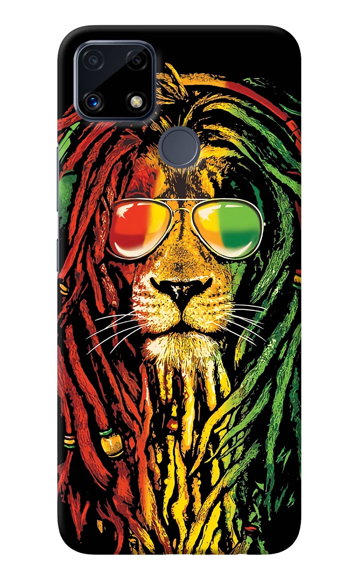 Rasta Lion Realme C25/C25s Back Cover