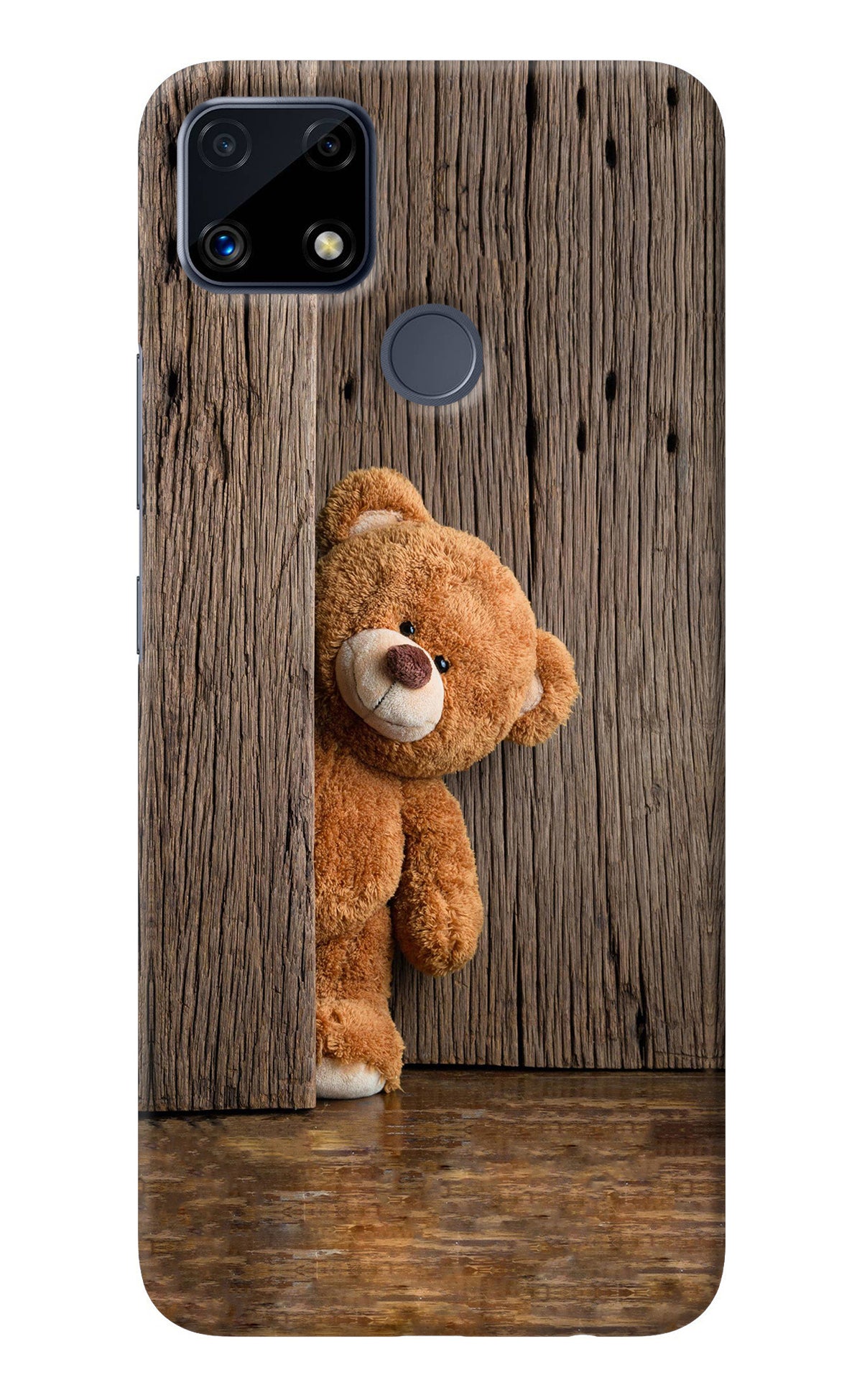 Teddy Wooden Realme C25/C25s Back Cover