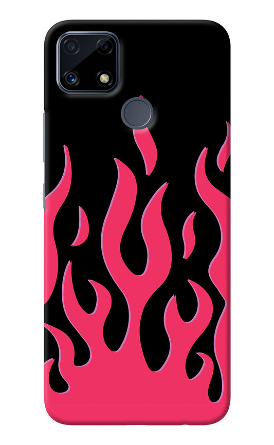 Fire Flames Realme C25/C25s Back Cover