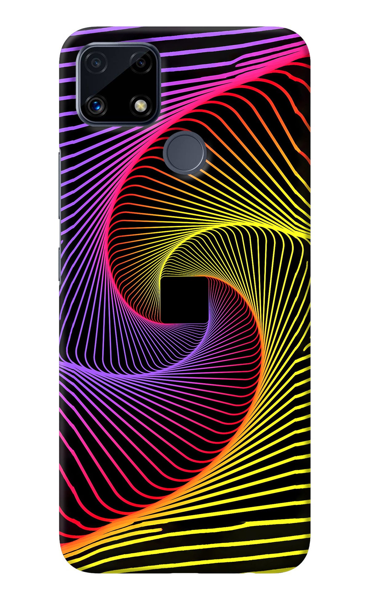 Colorful Strings Realme C25/C25s Back Cover