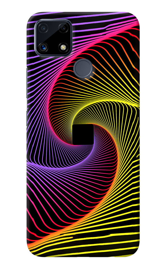 Colorful Strings Realme C25/C25s Back Cover