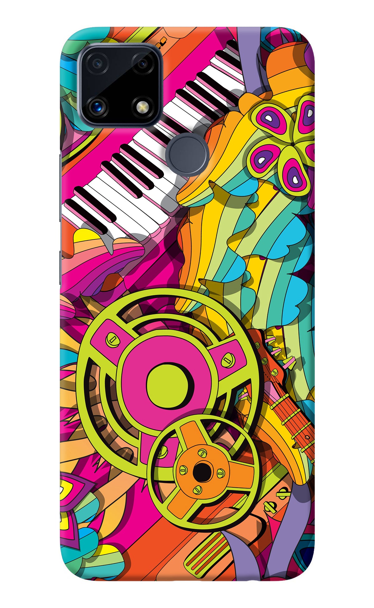 Music Doodle Realme C25/C25s Back Cover