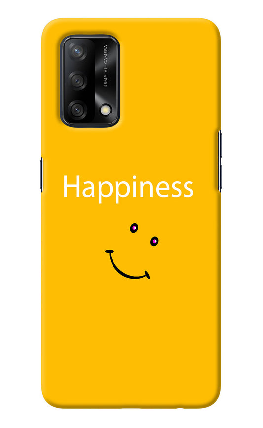 Happiness With Smiley Oppo F19/F19s Back Cover
