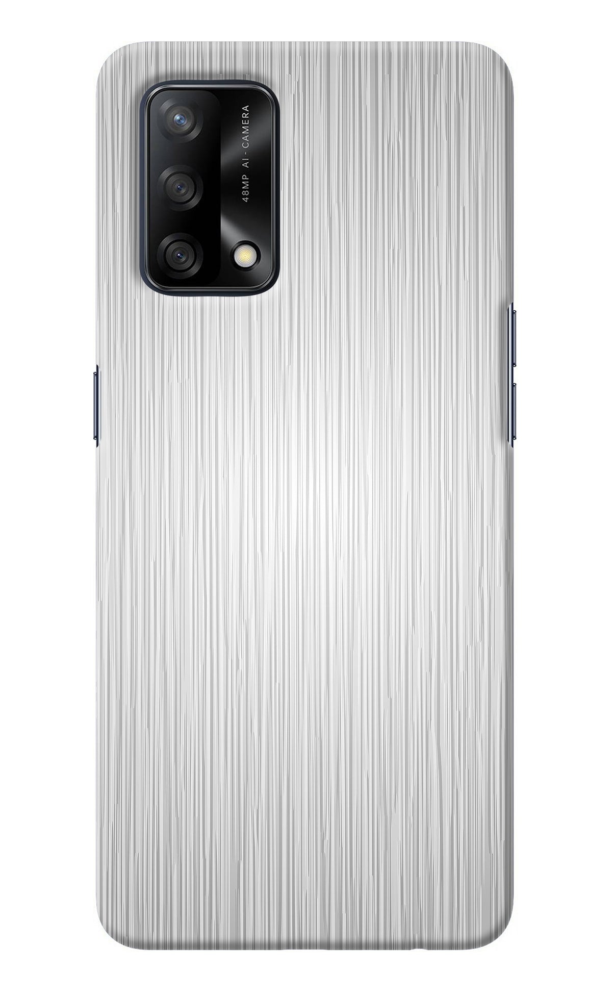 Wooden Grey Texture Oppo F19/F19s Back Cover