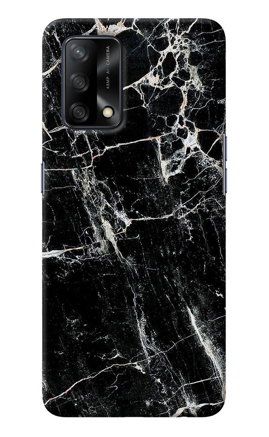 Black Marble Texture Oppo F19/F19s Back Cover