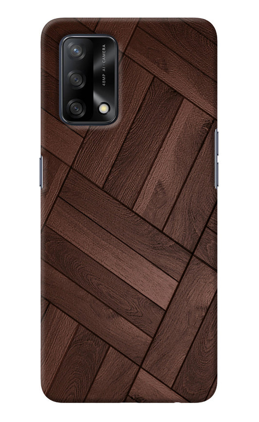 Wooden Texture Design Oppo F19/F19s Back Cover