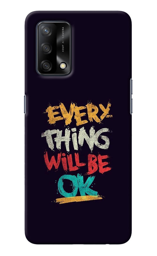 Everything Will Be Ok Oppo F19/F19s Back Cover
