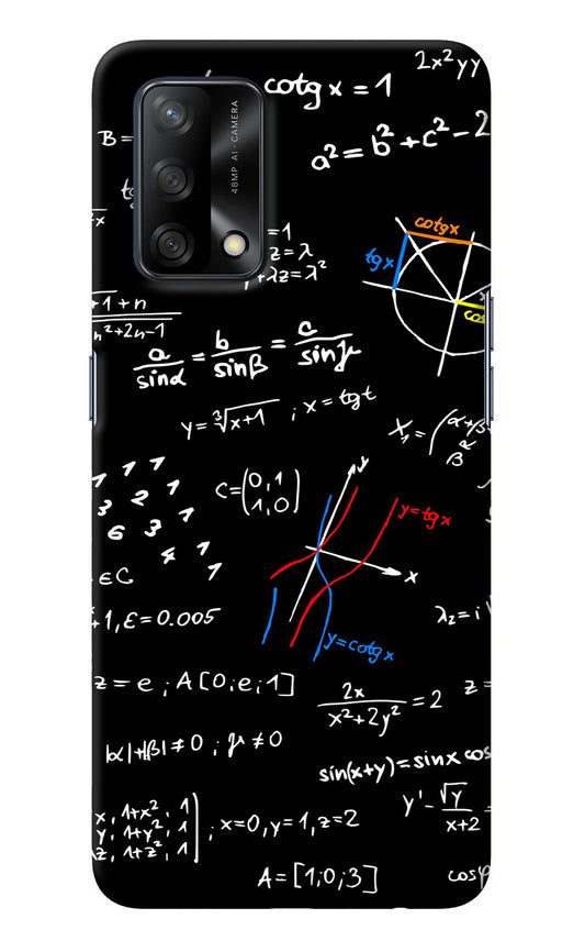 Mathematics Formula Oppo F19/F19s Back Cover