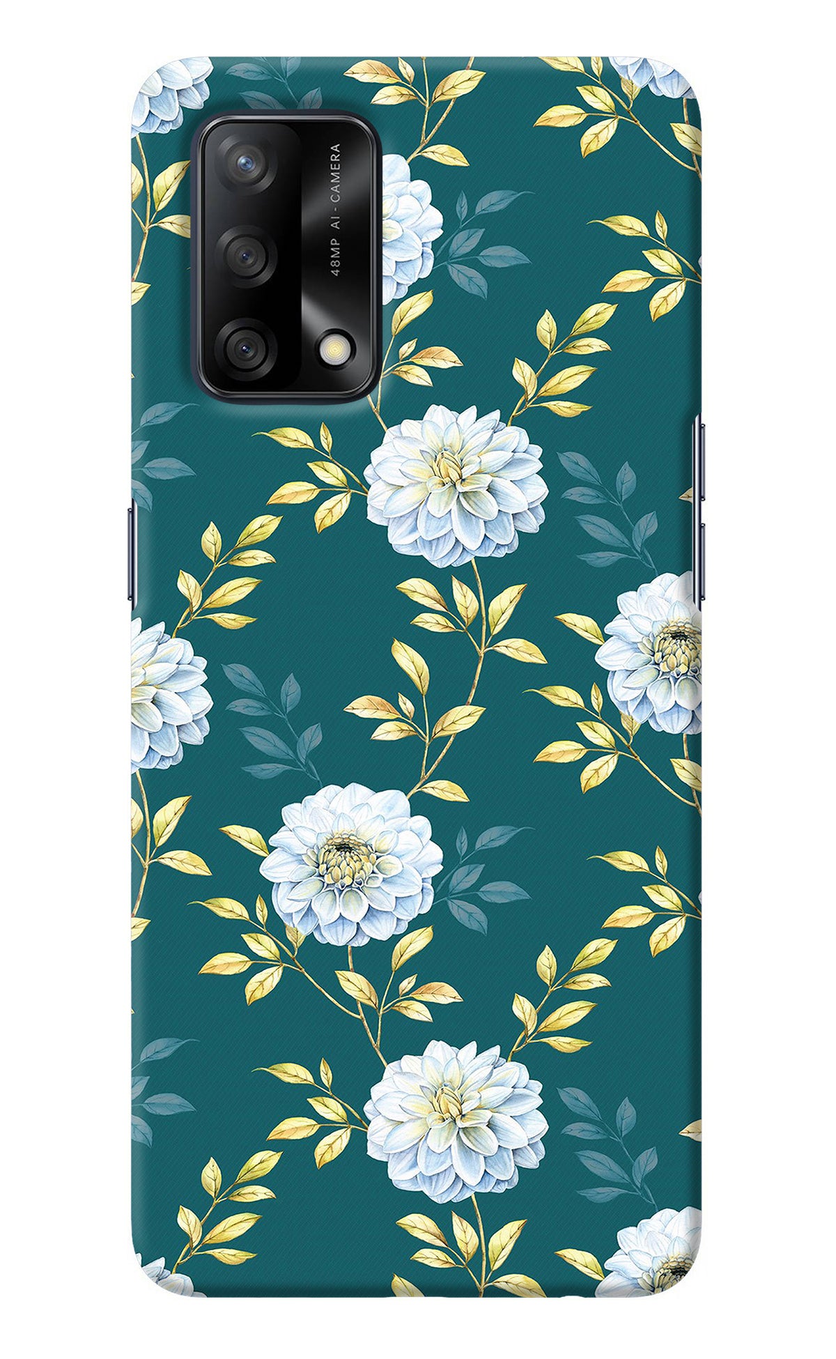 Flowers Oppo F19/F19s Back Cover