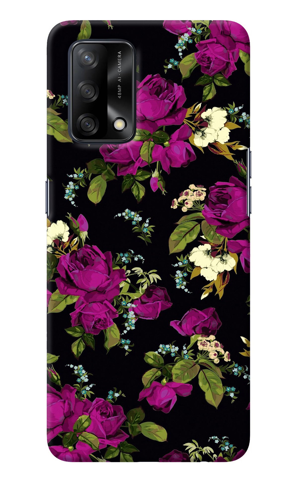 Flowers Oppo F19/F19s Back Cover