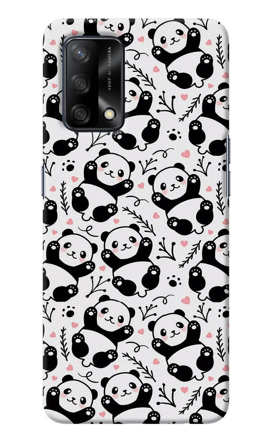 Cute Panda Oppo F19/F19s Back Cover