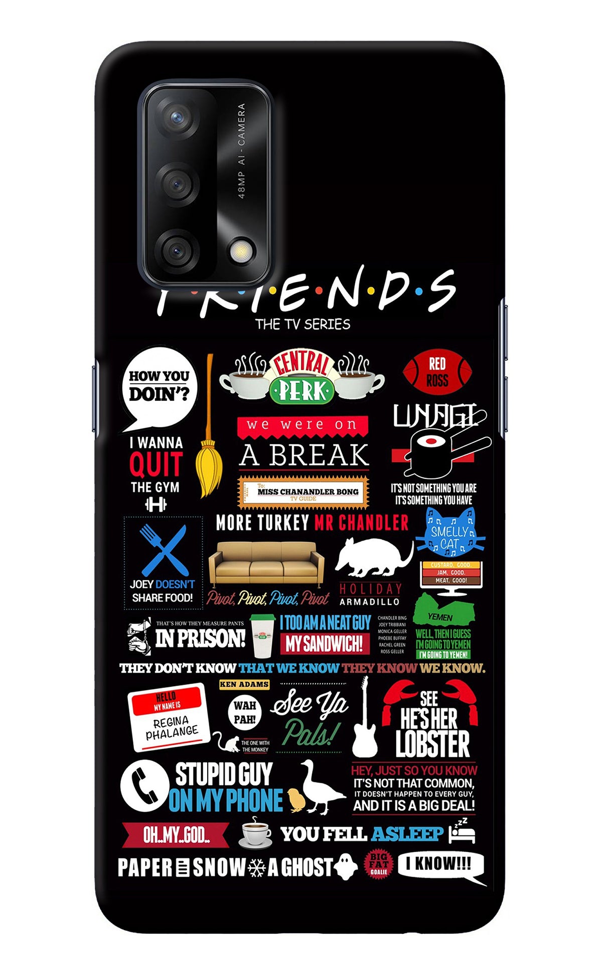 FRIENDS Oppo F19/F19s Back Cover
