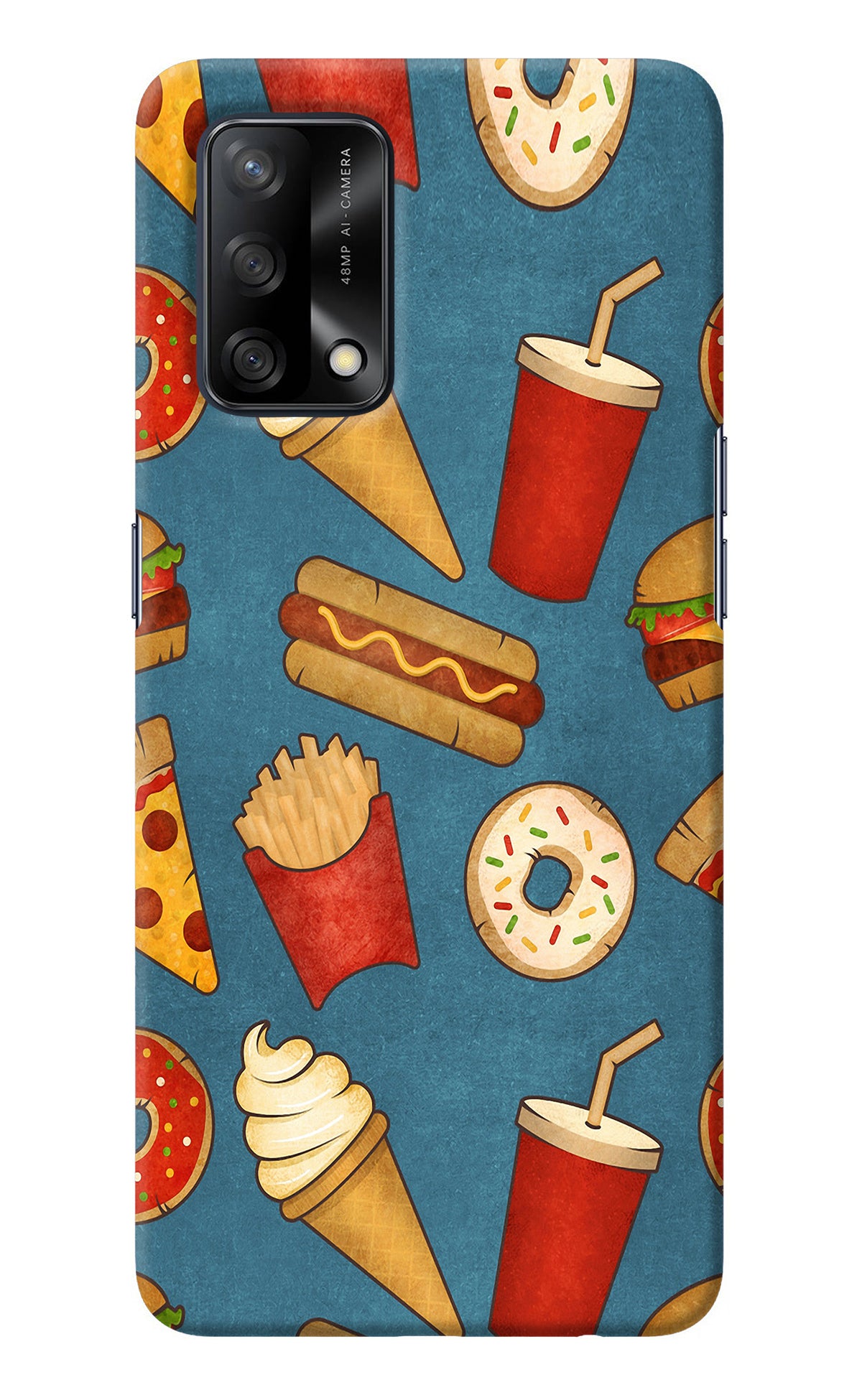 Foodie Oppo F19/F19s Back Cover