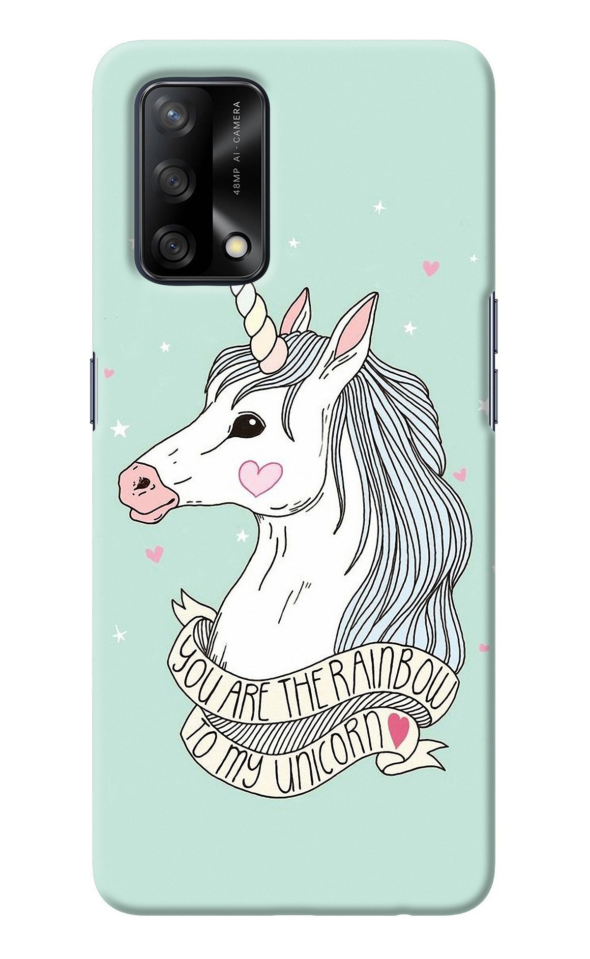 Unicorn Wallpaper Oppo F19/F19s Back Cover