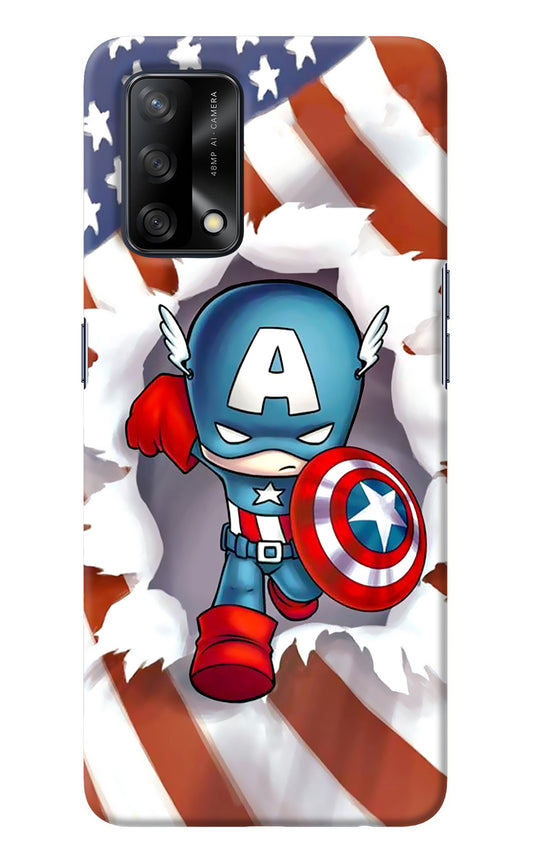 Captain America Oppo F19/F19s Back Cover