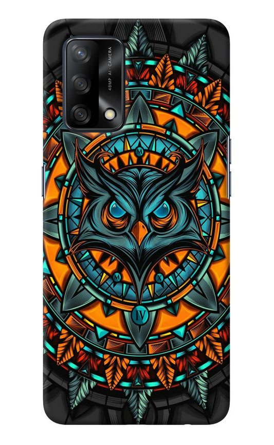 Angry Owl Art Oppo F19/F19s Back Cover