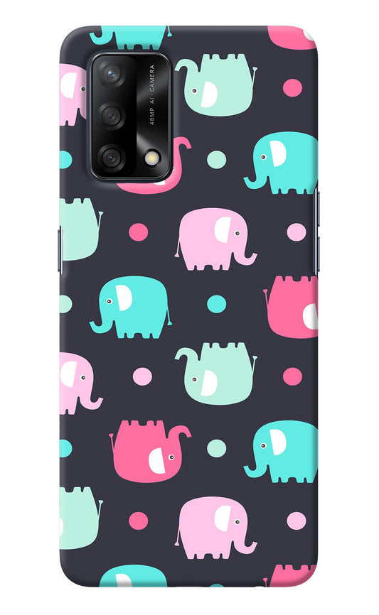 Elephants Oppo F19/F19s Back Cover