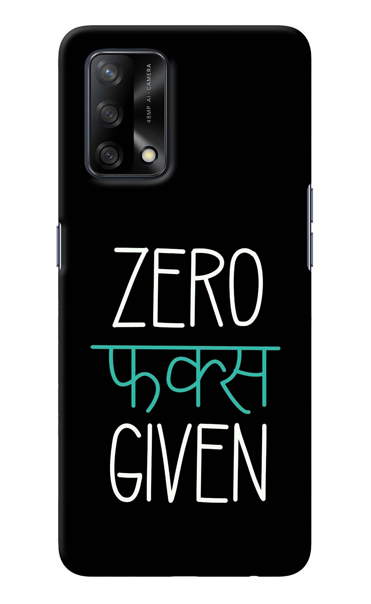 Zero Fucks Given Oppo F19/F19s Back Cover