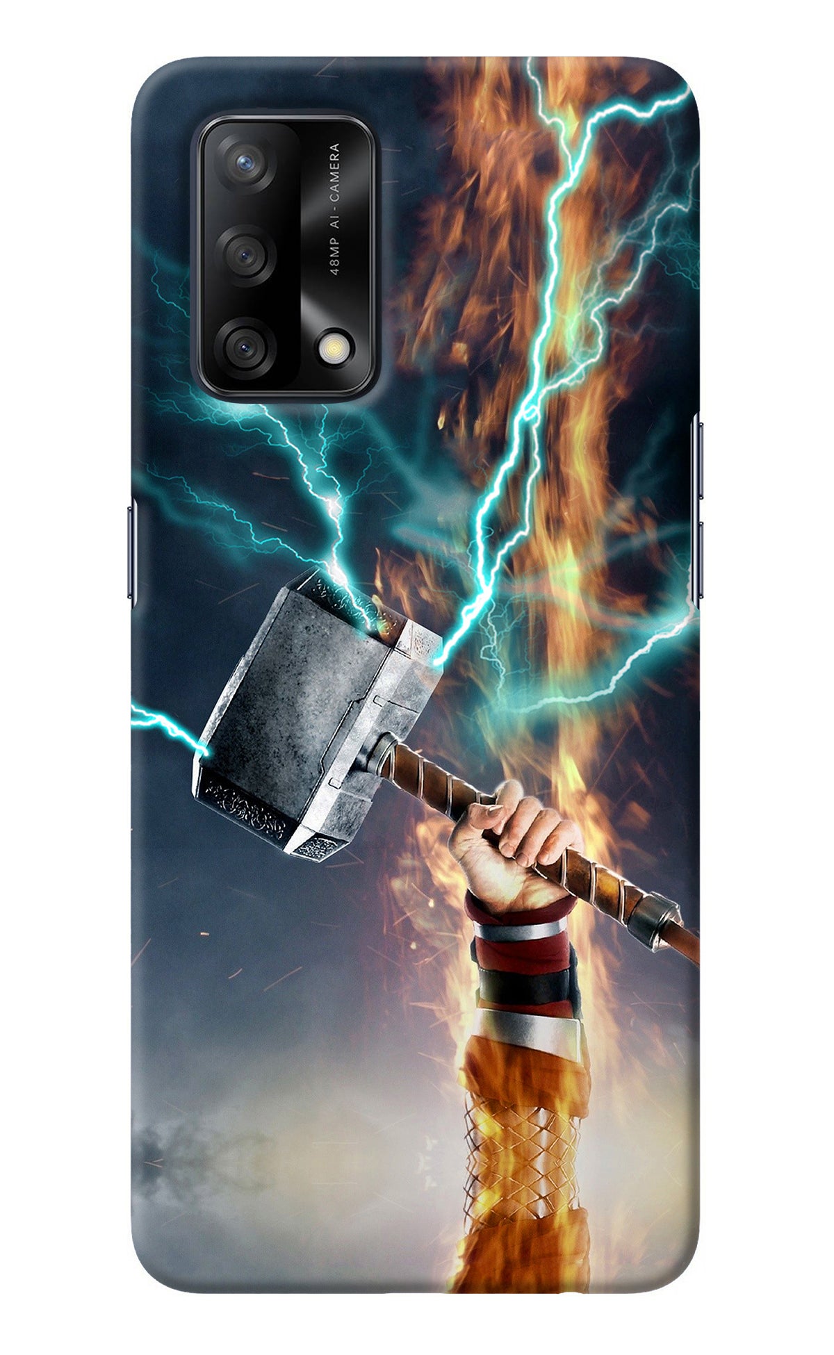 Thor Hammer Mjolnir Oppo F19/F19s Back Cover