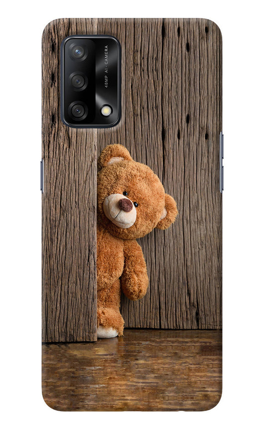 Teddy Wooden Oppo F19/F19s Back Cover