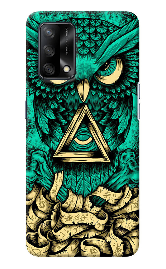 Green Owl Oppo F19/F19s Back Cover