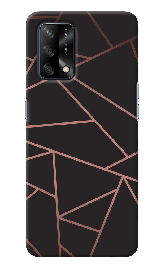 Geometric Pattern Oppo F19/F19s Back Cover