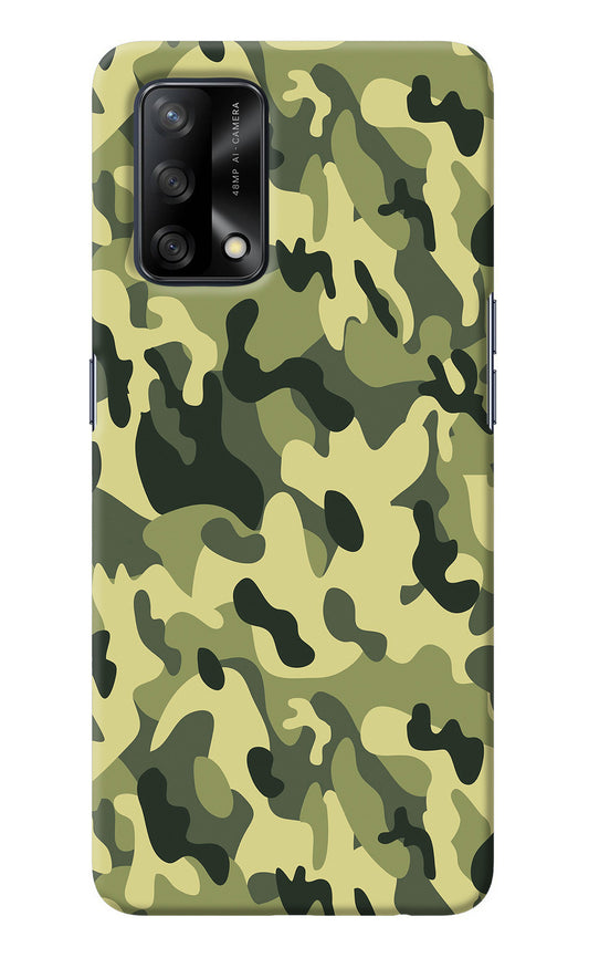 Camouflage Oppo F19/F19s Back Cover