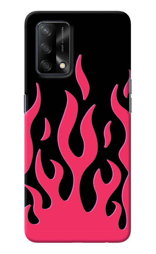 Fire Flames Oppo F19/F19s Back Cover